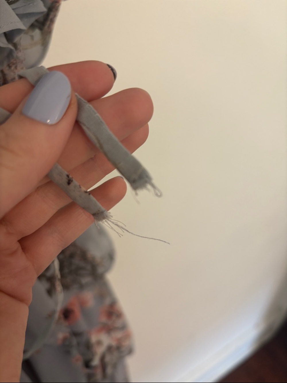 JessaKae Light Gray Midi Dress with Subtle Lavender Tone - Picture 6 of 6